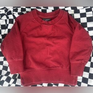 Little Bipsy maroon crewneck